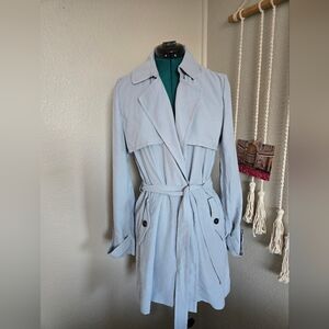 Express Blue Women's Trench Coat